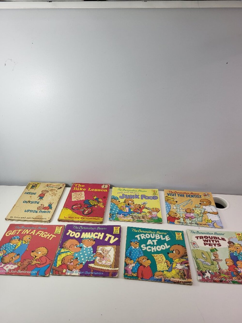 Lot of 8 Vintage Berenstain Bears Children's Books - Classic Paperback & Hardcov